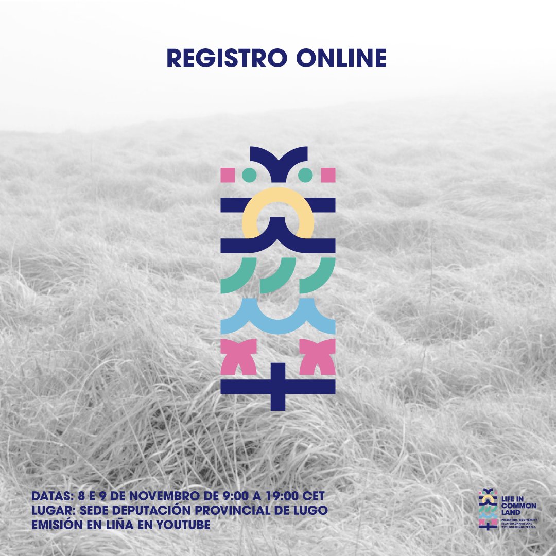 ⚠️Inscrición presencial pechada 
👉Aínda podedes asistir de forma en liña a través de Youtube. Corre a inscribirte! 
🖱️lifeincommonland.eu/noticia/abiert…
#LifeInCommonLand #Xistral #Biodiversidad #Naturaleza #SerraDoXistral #Galicia #Lugo
#medioambiente #desarrollorural #conservacion