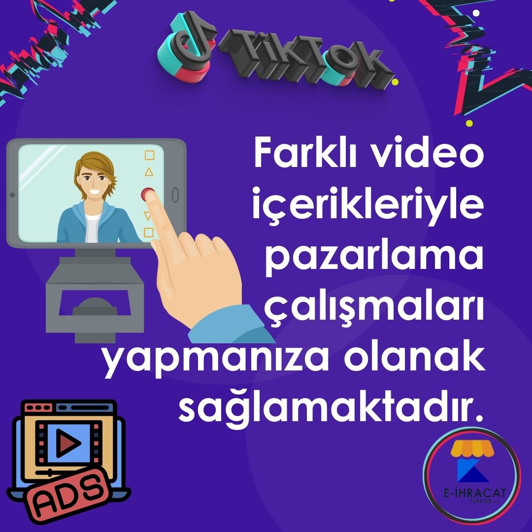 eihracatTR's tweet photo. TikTok Pazarlamasında E-Ticaretin Önemi 👀 

#musterimemnuniyeti #eticaret #satış #satışpazarlama #kargo #ticaret #girişimcilik  #amazon #trendyol #eihracat #kargo #etsy https://t.co/JIMByziPpK