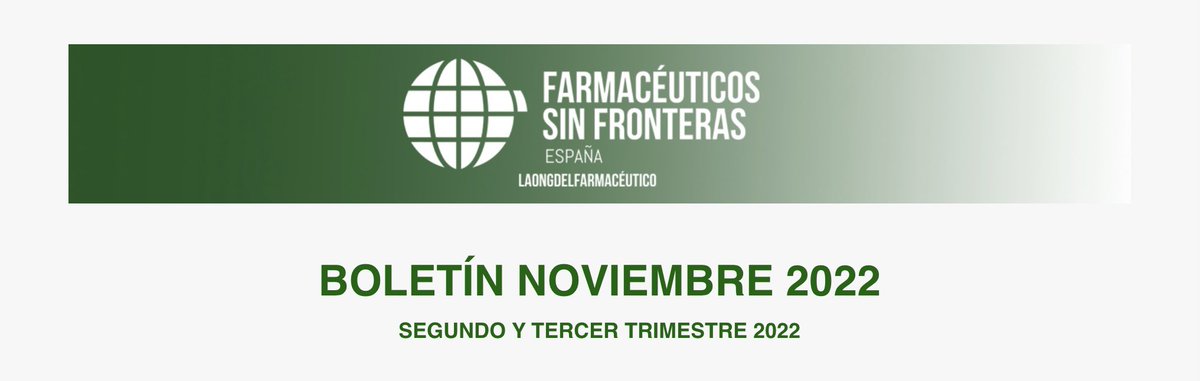 Farmacéuticos SF (@farmasinfronter) on Twitter photo Adjuntamos el Boletín de noviembre de <a href="/FarmaSinFronter/">Farmacéuticos SF</a> con las actividades que hemos realizado en este último semestre.
🗞️📰🗞️📰🗞️
👉 mailchi.mp/682bbffcc4e3/p… Adjuntamos el Boletín de noviembre de <a href="/FarmaSinFronter/">Farmacéuticos SF</a> con las actividades que hemos realizado en este último semestre.
🗞️📰🗞️📰🗞️
👉 mailchi.mp/682bbffcc4e3/p…