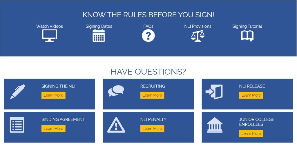 Make sure you check out nationalletter.org for NLI videos, FAQs and much more to learn about the #NLI.