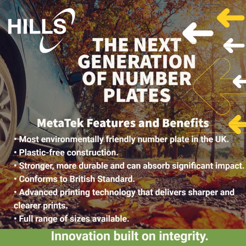 HillsPlates's tweet photo. MetaTek is 99% recyclable, making it the most eco-friendly number plate on the market. Find out more today https://t.co/eJUyo10EiQ #MetaTek #Hills #Green #NumberPlates #MotorTrader https://t.co/IVAbVLvPbd