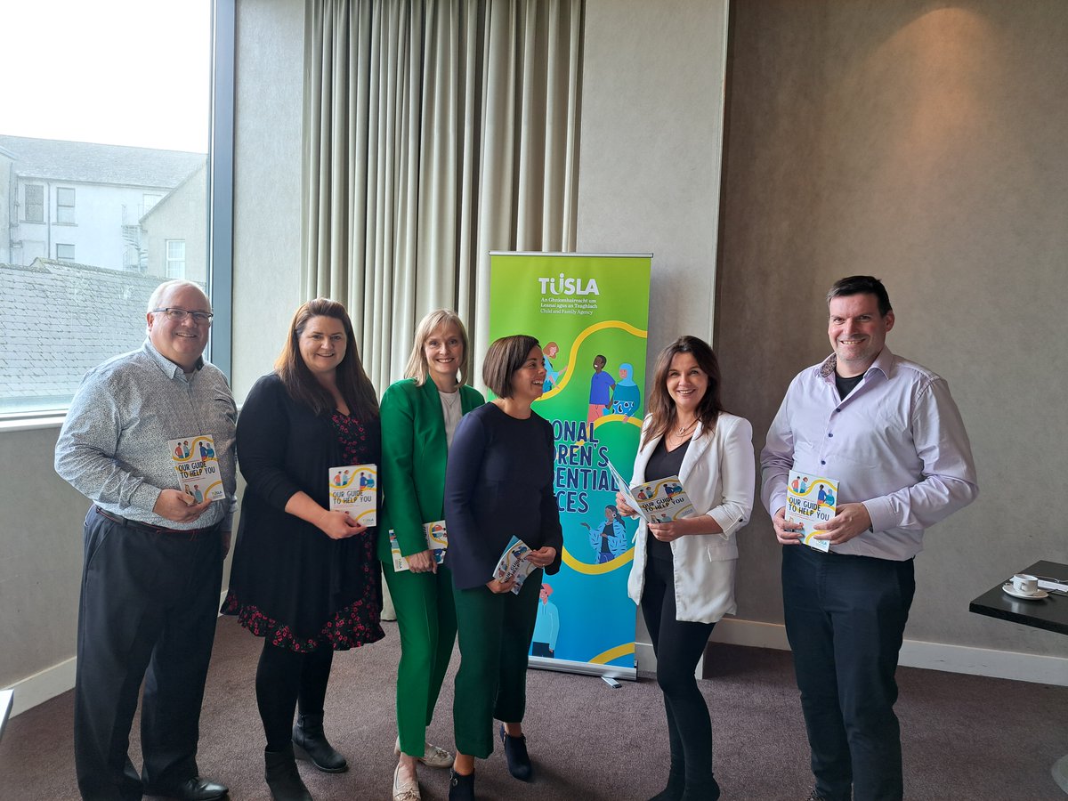 tusla's tweet photo. Fantastic turnout today for the launch of the Youth Friendly Policy for Residential Care written by young people in care, for young people in care.

All at Tusla are so proud of the exceptional work completed by the young people involved in this project. https://t.co/KAbxoPtOwS
