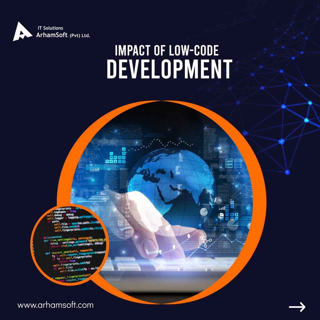 ArhamSoft's tweet image. Low-code development platforms are visual, drag-and-drop platforms that allow businesses to develop software without writing code. Some impact of low-code development are following explained.
#lowcode #lowcodedevelopment #lowcodedevelopers #nocode #arhamsoft