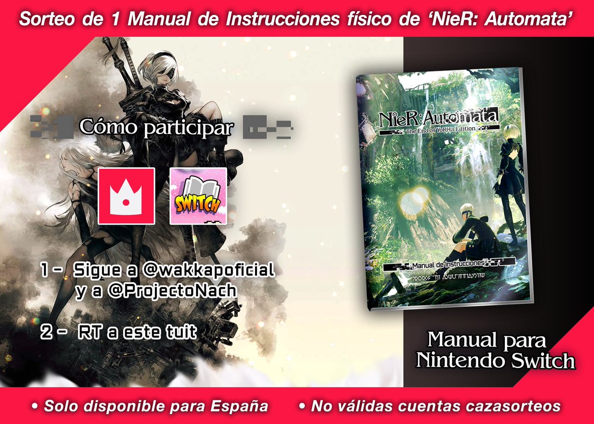 wakkapoficial's tweet photo. ¡Y otro #sorteo más!

Esta vez gracias a @ProjectoNach que nos trae manuales de juegos actuales como los de la vieja escuela 

Para participar:
-RT a este Tweet
-Seguir a @wakkapoficial y a @ProjectoNach 

Finaliza el 7 de noviembre

*Válido para España https://t.co/6iXUi708N4