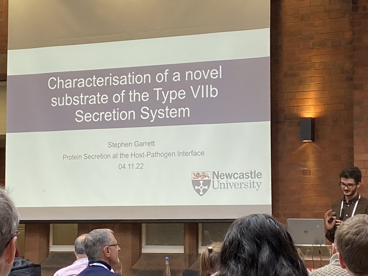 proftracypalmer's tweet photo. @StephenRG97 smashed his talk! Proud supervisor 😊 #HostPathSecretion22 https://t.co/3a6CIDQIPR