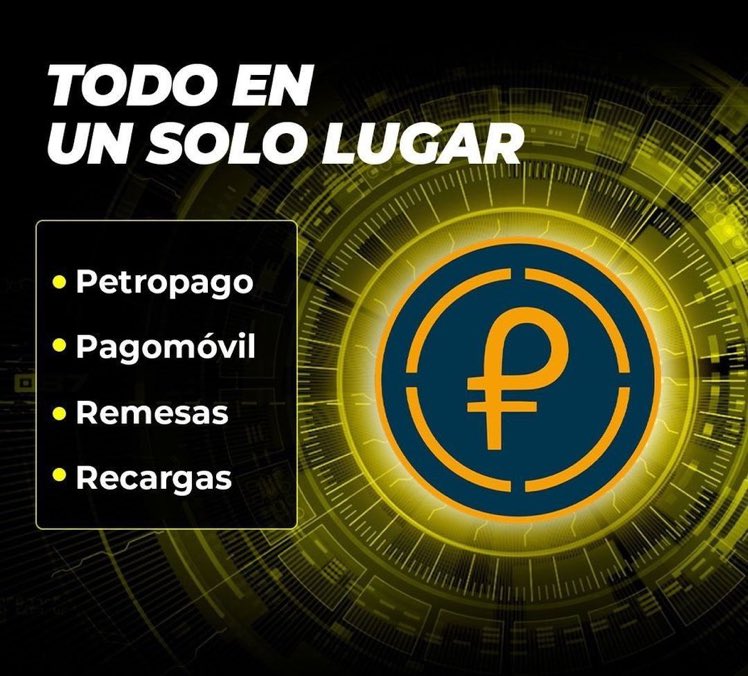 Usando la criptomomedas el Petro!
Puedes realizar tus transacción financiera

Revolución tecnológica digital
#3Noviembre 
<a href="/sunacrip_ve/">@sunacrip_ve</a> 
<a href="/marbelinares/">Marbellis Linares</a>
<a href="/JoselitRamirez/">Joselit Ramírez</a>
<a href="/NicolasMaduro/">Nicolás Maduro</a>
