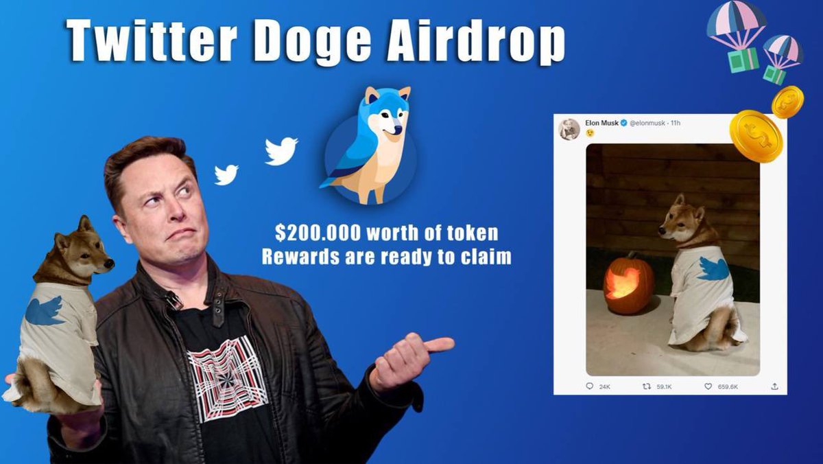 Airdrop_CSGroup's tweet photo. 📢Đây là Quảng cáo
🚀 @TwitDogecoin AIRDROP VỚI TỔNG GIÁ TRỊ LÊN ĐẾN 200.000 USD
Cách tham gia:
🐶Hoàn thành task trên 👉 https://t.co/SAqe0DljW8
🐶Kết nối ví và nhận Reward
Từ nay đến ngày 08 tháng 11 năm 2022.
🐶 Hợp đồng: 0x196C3EAc0827B6AD18D45d3b7a6f8C2E58eBe6Bd https://t.co/pntwDPSvmo