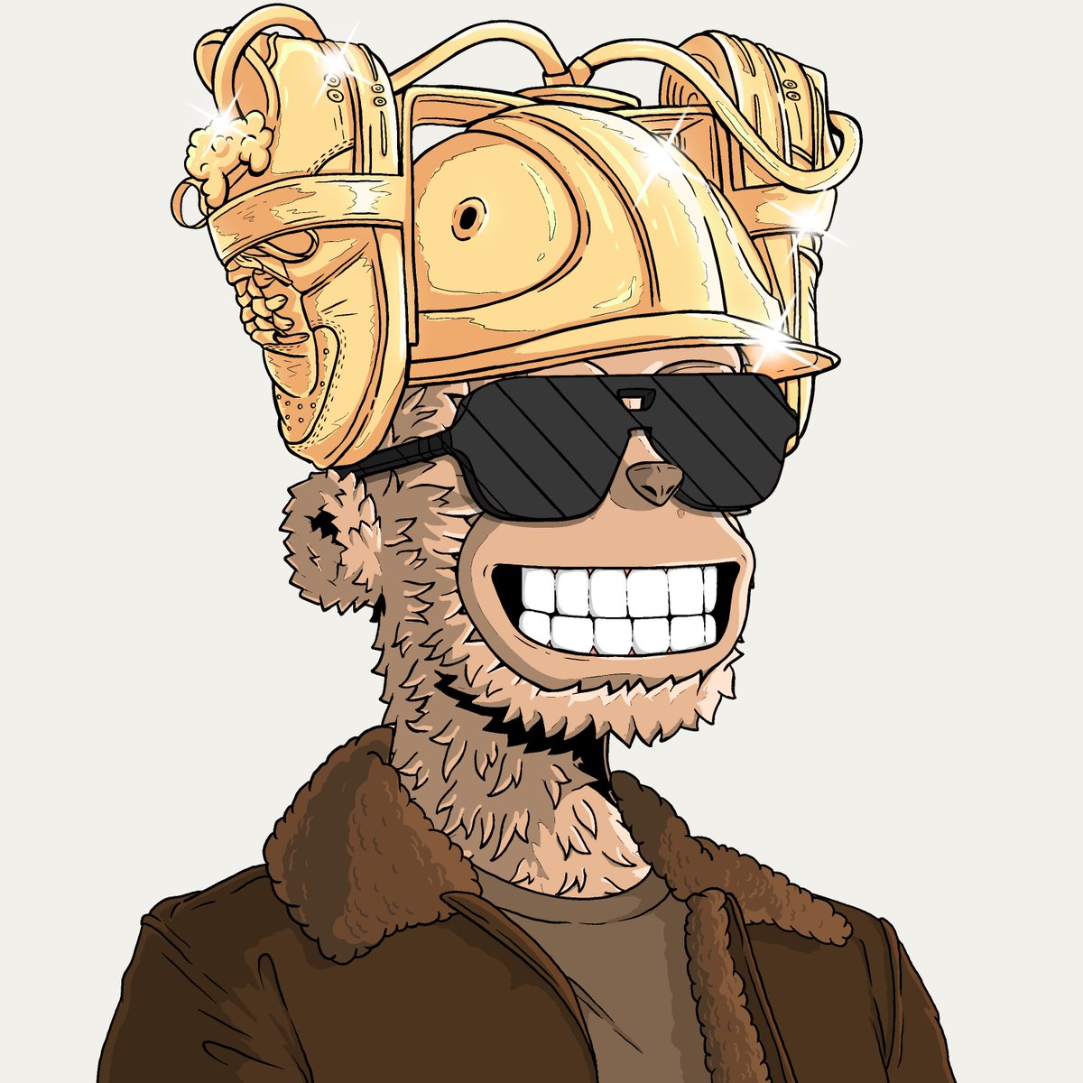 Yes I minted a gold shoes helmet. And I'm fucking happy. Thank you <a href="/frankdegods/">Frank</a> and <a href="/y00tsNFT/">y00ts</a> .