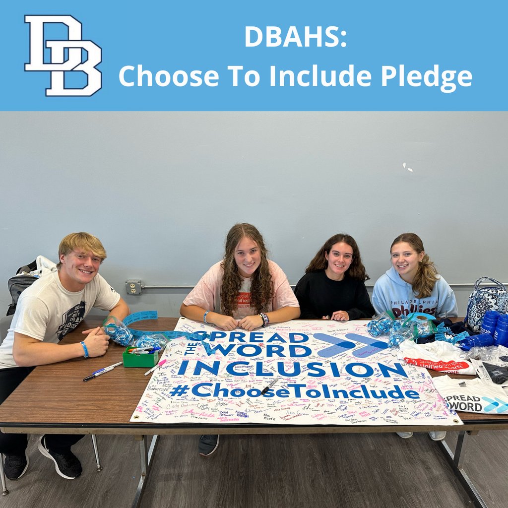 Choose To Include Pledge:  November 3, 2022
drive.google.com/drive/folders/…

Check out what our high school students did!  They are creating such a strong movement, Choose To Include.  Individuals that signed the poster receive