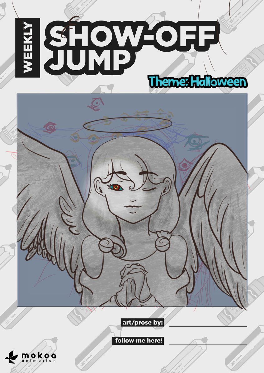 mokoa_animation's tweet photo. We launched our very first Weekly Show-Off Jump for the school year last October 15, where Mokies drew and voiced prompts under the Halloween theme!

Our mokes' submissions ran from cute to creepy in a stunning celebration of Spooky season! Let's give them some love 👻 https://t.co/Kehq3Ph6Tz