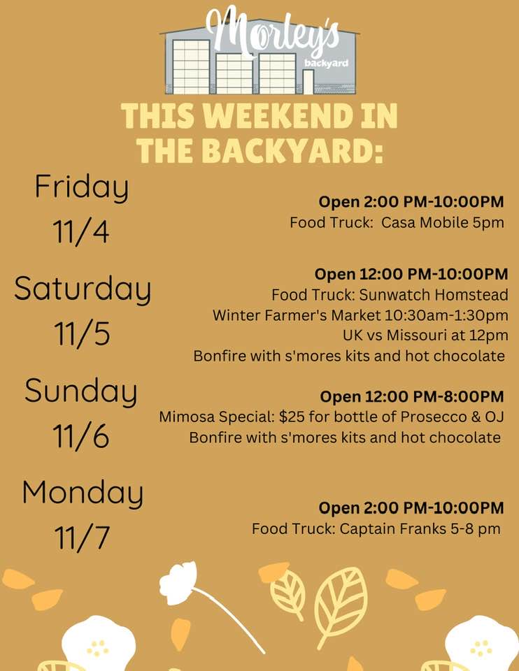 morleysbackyard's tweet photo. Good luck to all in the SAA FH Tournament. We have lots of space to spread out, eat and relax for all. 
234 E Walnut St|Danville @rhodesathletics,@rhodesFH,@CentreAthletics,@CentreFH,@musabres,@marianU_fh,@transysports,@transyFH,@cuwfalcons https://t.co/g1JQxWcruf