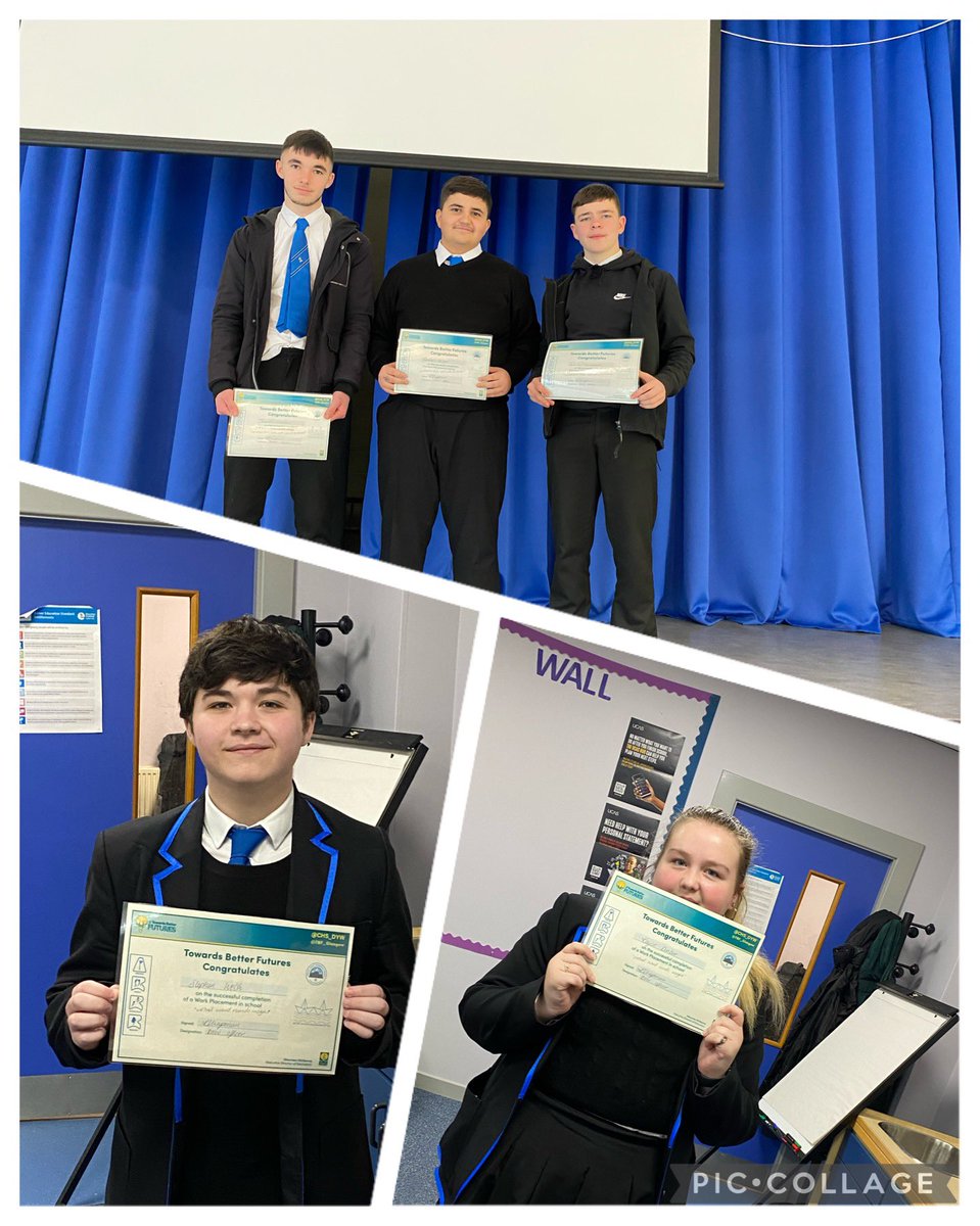 Congratulations to our pupils who have gained their certificates for completing work experience either virtually or in person recently 🎉