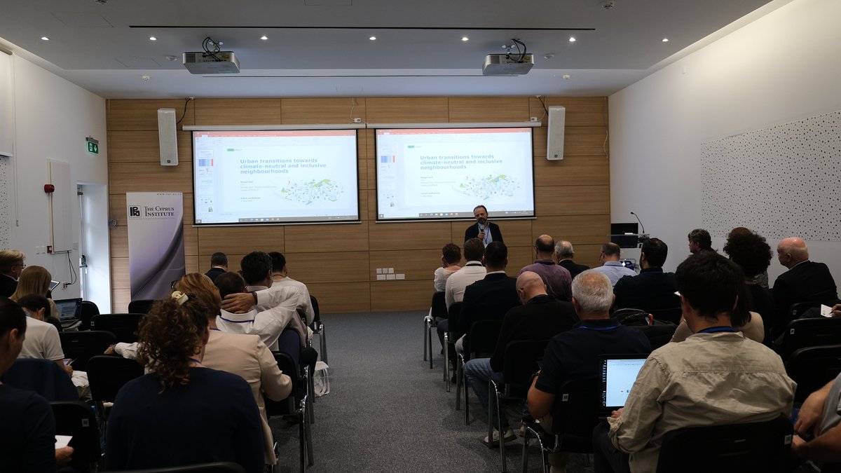 CyprusInstitute's tweet photo. 👉The Cyprus Institute Hosts the 5th ESEIA Conference “Towards Climate-Neutral Energy Communities” #thecyprusinstitute #CyI #ESEIA #climatechange @eseia_ | https://t.co/hZihI6XOLq https://t.co/QmWGAyAcdA