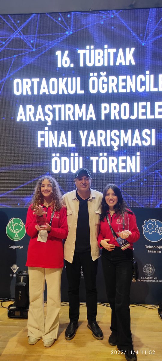 ANTAKYAMEM's tweet photo. TÜBİTAK 2204-Ortaokul Öğrenci Araştırma Projeleri Türkiye Finalinde,  Mustafa Kemal KALKAN danışmanlığında yarışmaya katılan Hatay BILSEM öğrencileri Duru BİLGİL ve Hena Su DUMAN'ın projesi 31 000 proje arasından Türkiye Birincisi seçilmiştir. Emeği geçenlere teşekkür ederiz. https://t.co/NxY78I1Me6