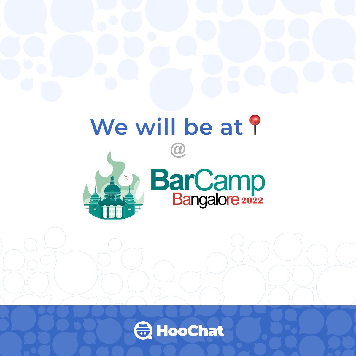 HooChatApp's tweet photo. We're being part of this amazing unconference happening in our Home #bangalore as Silver Sponsors!
Come witness what happens when outside the box organizers #bcb2022 & outside the box idea #Hoochat Team come together! 💙
#hoochat #privacymatters #semianonymousapp #expressfreely https://t.co/47hoy12xiB