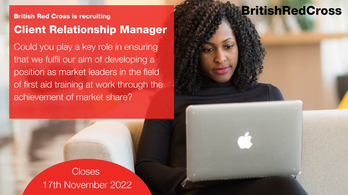 Are you motivated by leading a team to achieve targets? This role in #Manchester for the world's largest humanitarian network could be you! bit.ly/3DF8CEW 

#RedCross #charityjobs