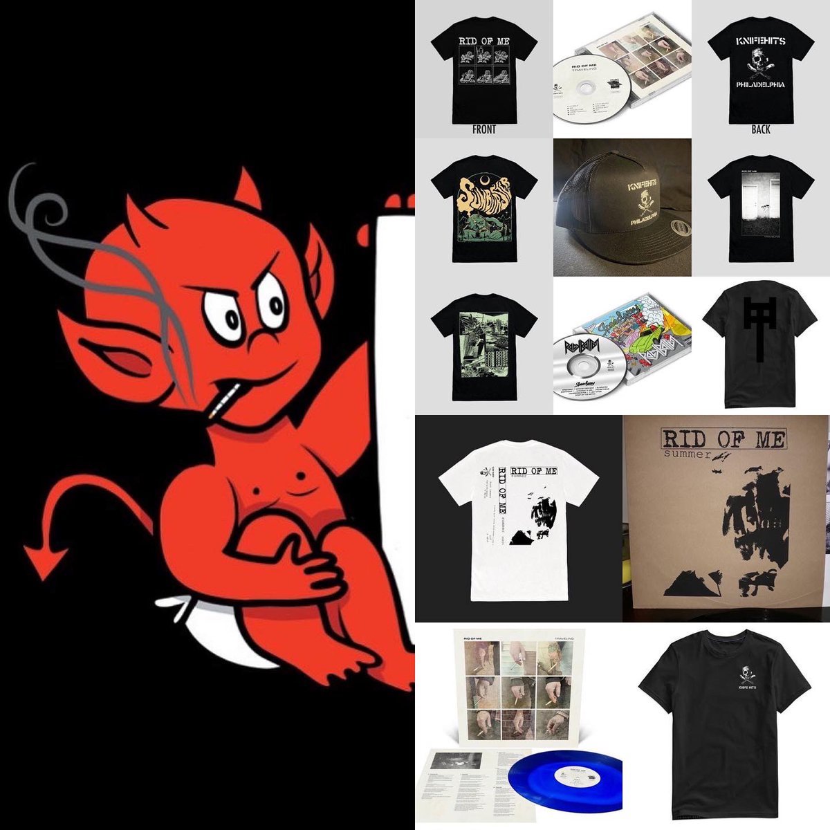 It is once again <a href="/Bandcamp/">bandcamp</a> Friday.
Get the goods 😈 

knifehitsrecords.com/store

<a href="/16theband/">16theband</a> <a href="/YikesTheZero/">YikesTheZero</a> <a href="/ridofmeband/">Rid of Me</a> <a href="/RockBottomHC/">ROCK BOTTOM</a> <a href="/theDemonsBand/">Demons_USA</a> <a href="/NerverKC/">Nerver boys</a> <a href="/bluxant/">Eyecandy</a> <a href="/fightamputation/">Fight Amp</a> <a href="/low_dose/">Low Dose</a> <a href="/biker_daughter/">Biker Daughter</a>