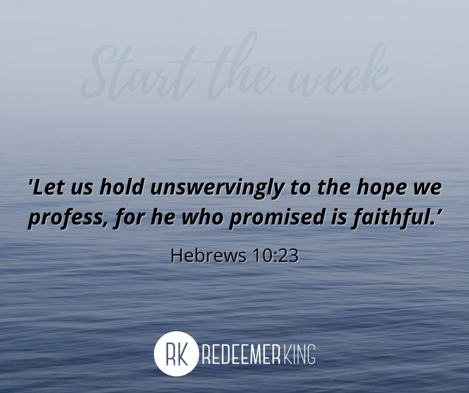 How easy it is to be buffeted by the winds of doubt and despair!  
But we have a God who is faithful and true to His promises.  Let us stand firm on that truth and have confidence in our Mighty God, encouraging each other through both our trials and celebrations.