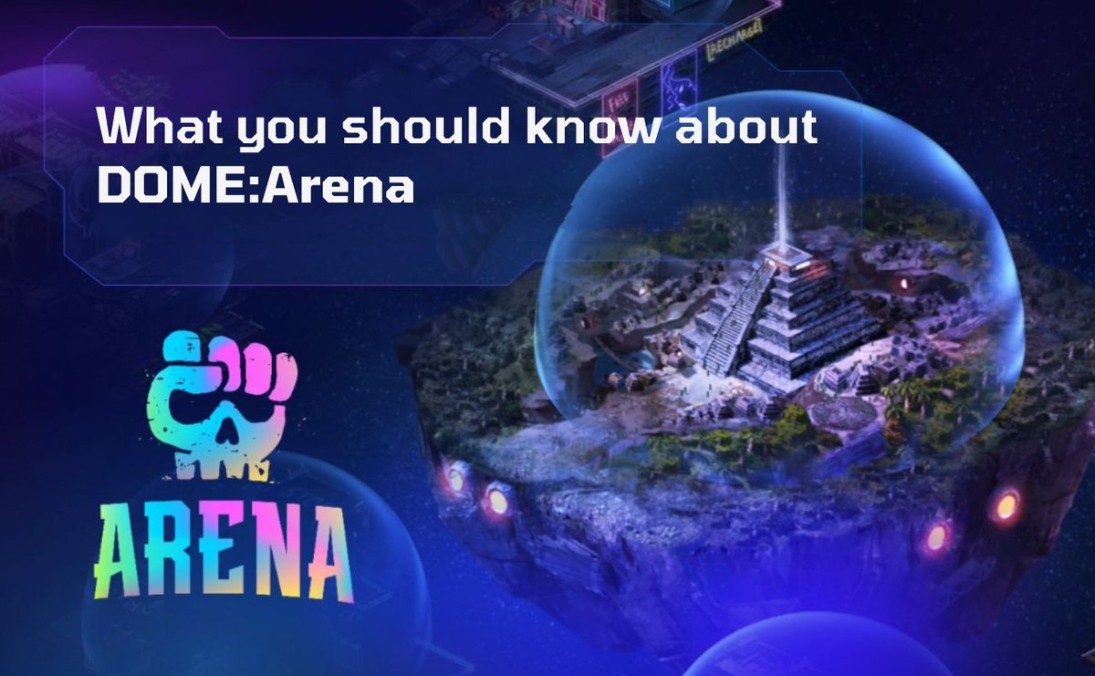 DOME_Metaverse's tweet photo. 💬 3 main FAQs about DOME: Arena

1) What is First Kill First Served❓
2) $ARENA: when #presale❓
3) How to try your product❓

👉Answers here: https://t.co/Kqe1c7Zp37
🕹 Arena's MVP: https://t.co/Dx4qAdqBfD
🎁 #Giveaway: https://t.co/wf3pnHNx2S https://t.co/rHFbqgYGZd