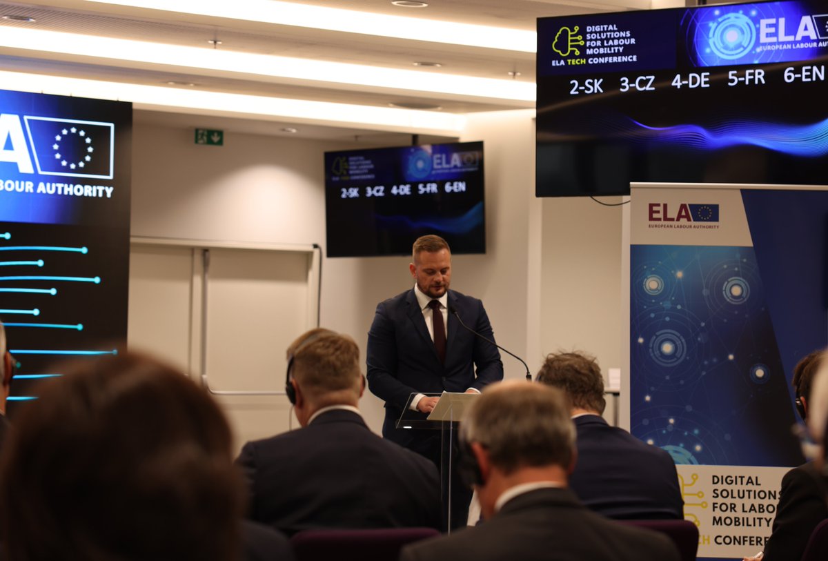 📢How can #EULabourAuthority facilitate digitalization in #labourmobility? This is discussed today at #ElaTECHconference
Agenda and more info at👉🏻 europa.eu/!MNhX8g
Follow the conference online👉🏻 us06web.zoom.us/j/84747728799?…
#EULabourAuthority #ElaTECHconference #labourmobility