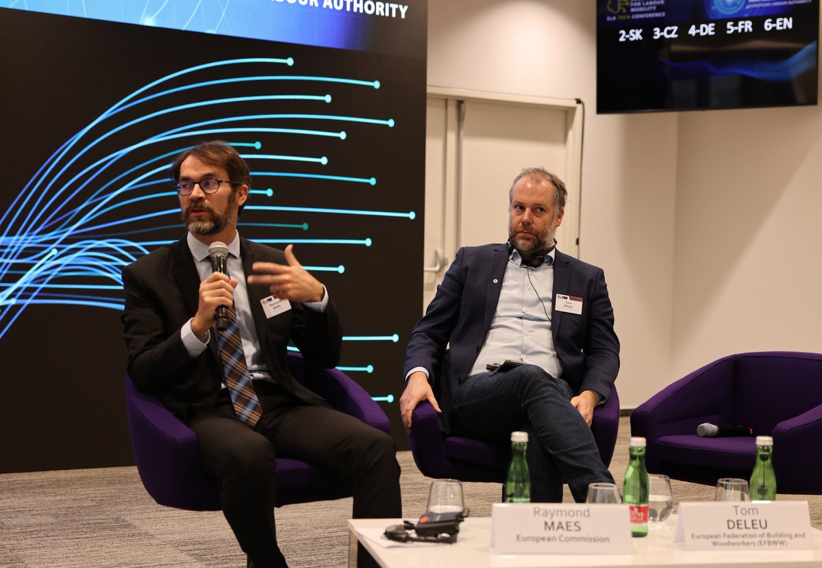 EU_ELA's tweet photo. 📢How can #EULabourAuthority facilitate digitalization in #labourmobility? This is discussed today at #ElaTECHconference
Agenda and more info at👉🏻 https://t.co/pU4AOgdGPf
Follow the conference online👉🏻 https://t.co/keSIuIqgzq
#EULabourAuthority #ElaTECHconference #labourmobility https://t.co/wiQQZ39KJA