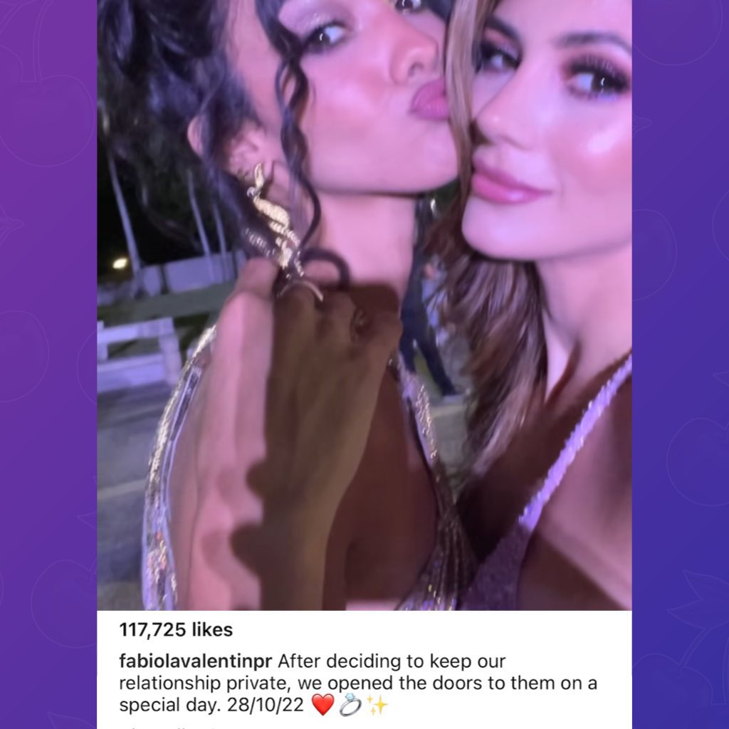 glii_in's tweet photo. Miss Argentina and Miss Puerto Rico announce they are now married. 

The couple, Mariana Varela and Fabiola Valentín, kept their relationship private since meeting at Miss Grand International 2020. https://t.co/rNhgjiQvqf