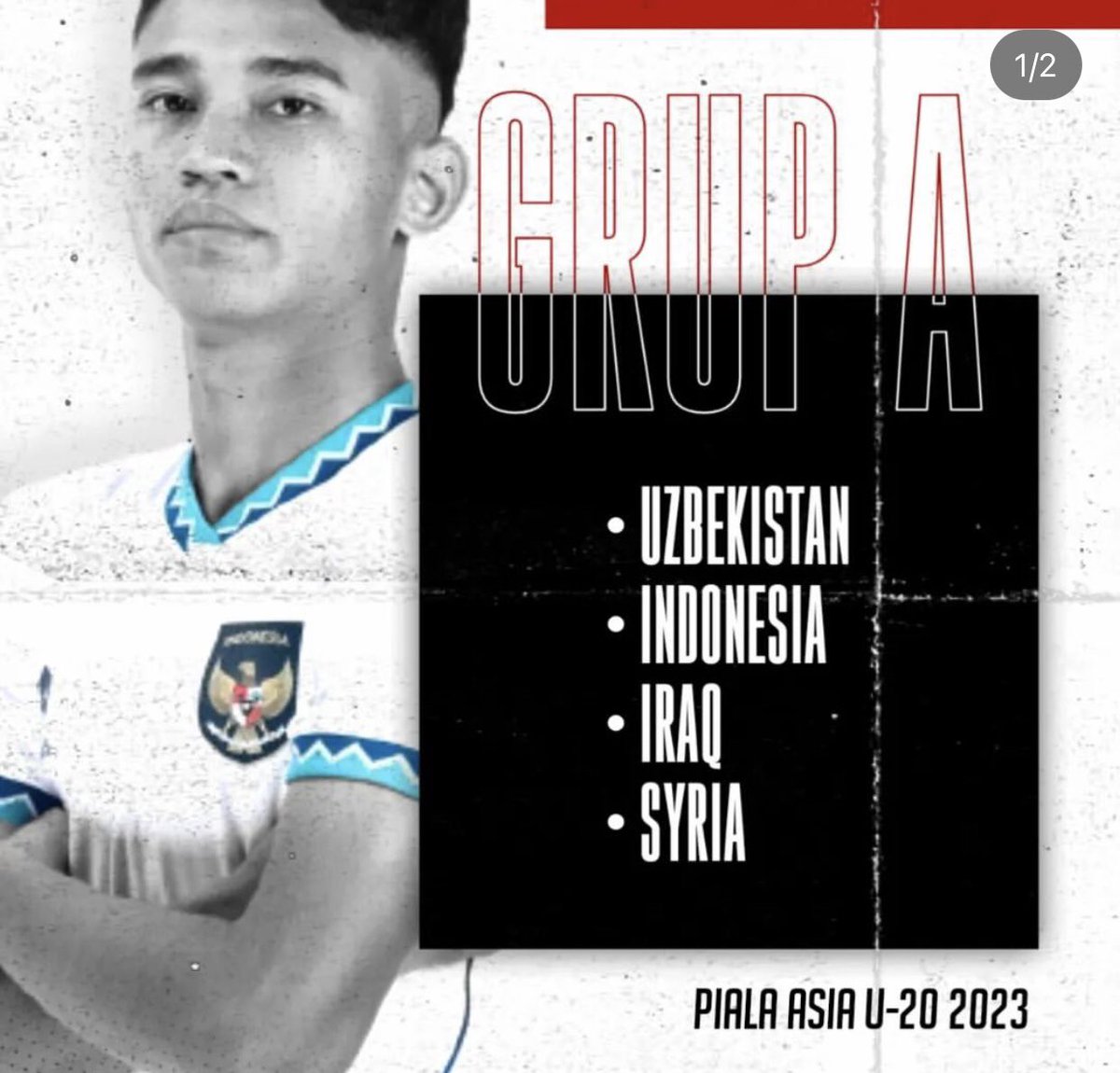 bolaindo69's tweet photo. Pembagian grup AFC U20 ASIAN CUP 
Timnas Indonesia berada di grup A 

#TimnasDay #pssi #timnasindonesia #AsiaCup2023 https://t.co/n9jyhZ0tzI