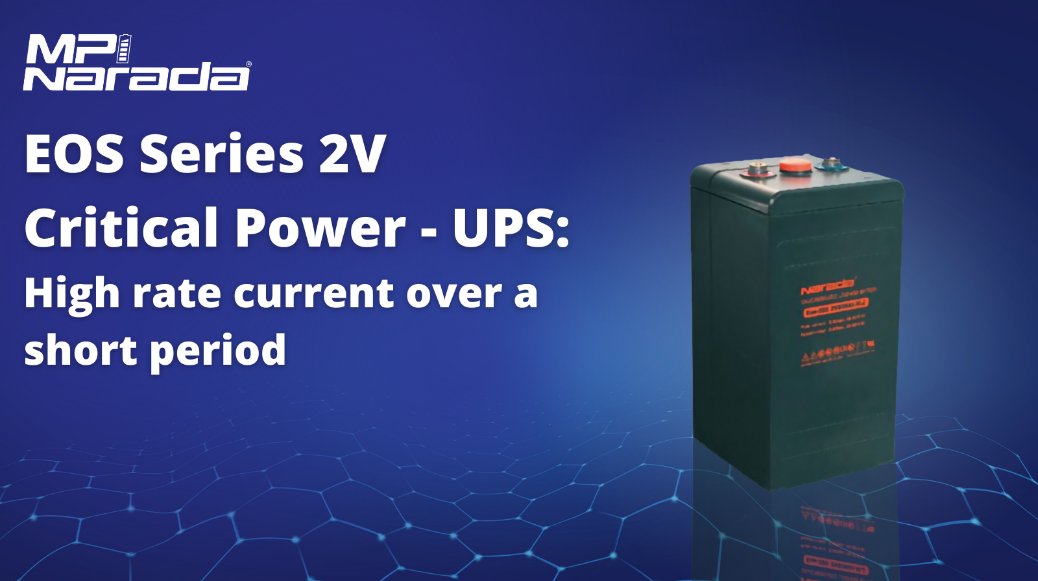 EOS – Series 2V Valve Regulated Lead Acid batteries feature the latest advancement in plate and battery technology offering exceptional service life, low self-discharge, high cycling capabilities and low float charge current characteristics. mpinarada.com/eos-series-2v/