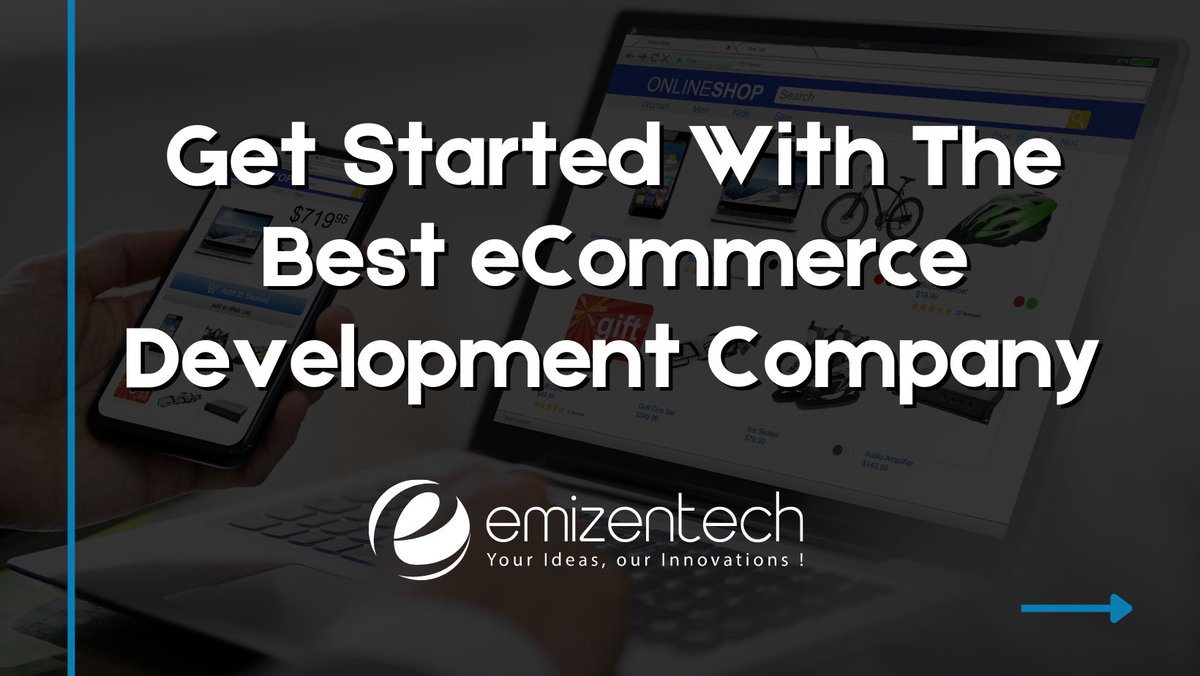 EmizenTech's tweet photo. At Emizen Tech Pvt. Ltd., we deliver the most efficient, scalable, and cost-effective #ecommerce #businesswebsites and #applications that propel massive traffic, #sales, and conversions to your #digitalbusiness and amplify overall business #growth.
#ecommercedevelopmentcompany https://t.co/Sp42SQOK6F