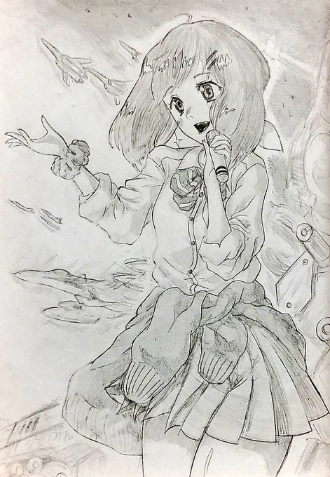 しまった、最近全然ランカちゃんを描いてない!!
時の迷宮verも描きたい～

#いい推しの日 
