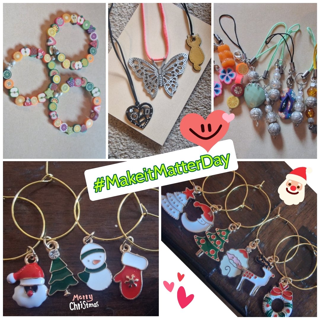 Worky_Kat's tweet photo. Using my #makeitmatterday to make jewellery and gifts to donate to local charities! #inizio #iniziocommunityactionday #ItsTime 
@ashmedcomms https://t.co/I8Un2csj1J