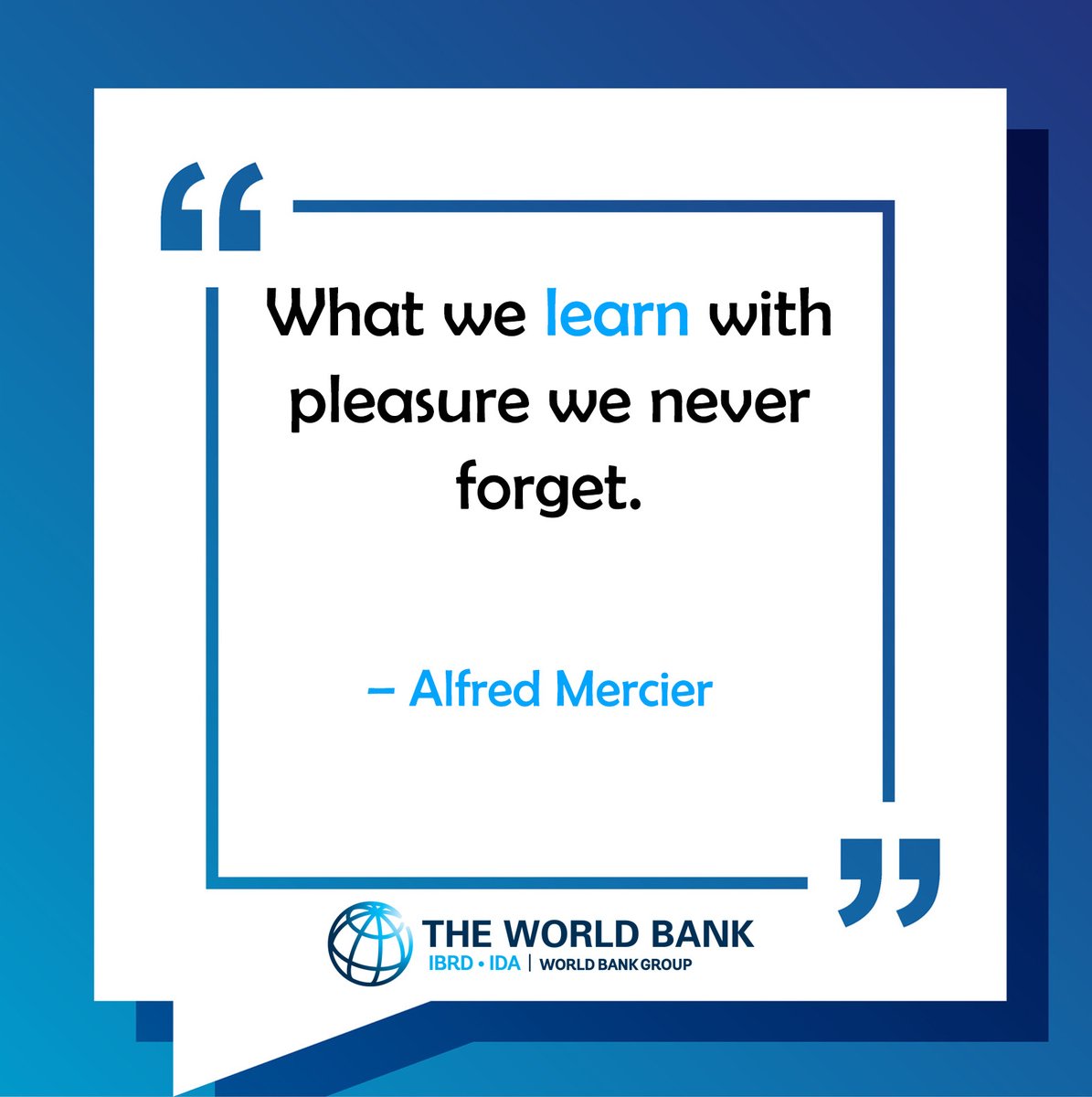 World Bank Education & Skills tweet media