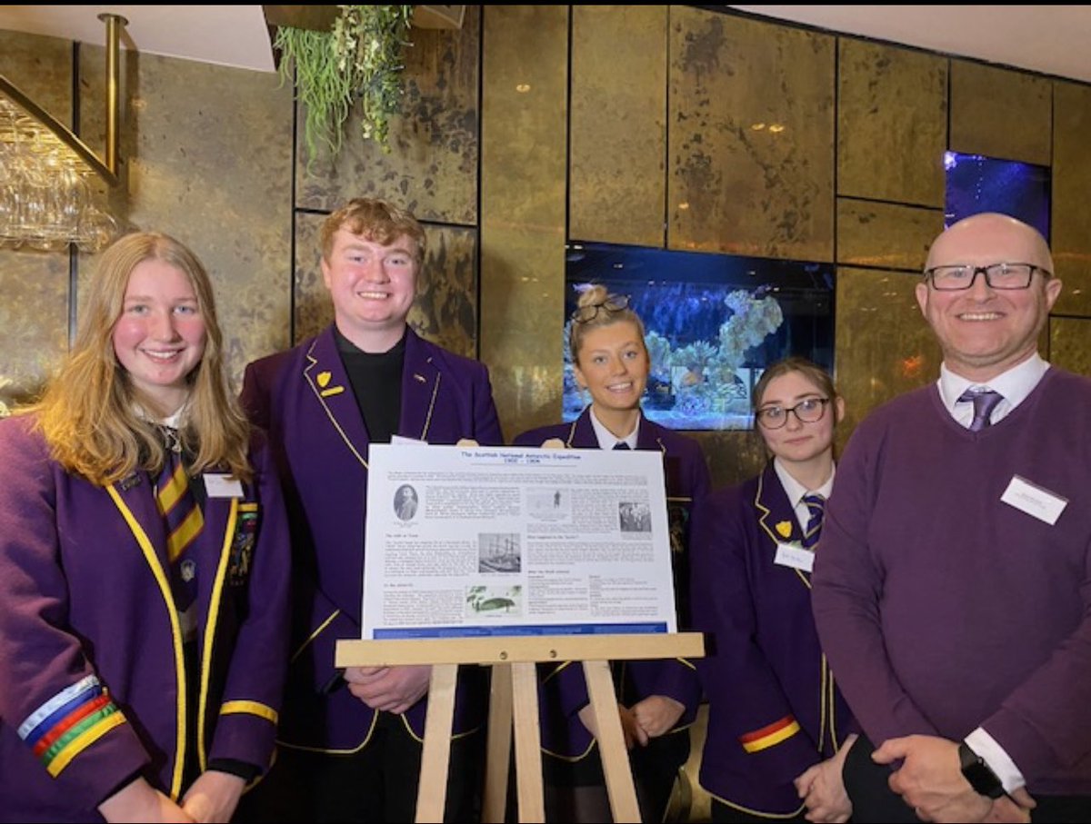 marrcaptains's tweet photo. On Wednesday, we had the honour of attending the unveiling of a plaque to commemorate the 120th anniversary of the launch of the Steam Yacht ‘Scotia’ as part of the Scottish National Antarctic Expedition. We had an great time meeting everyone! 💛💜 @MarrColOfficial @MarrGeog https://t.co/iEumpcAxhi