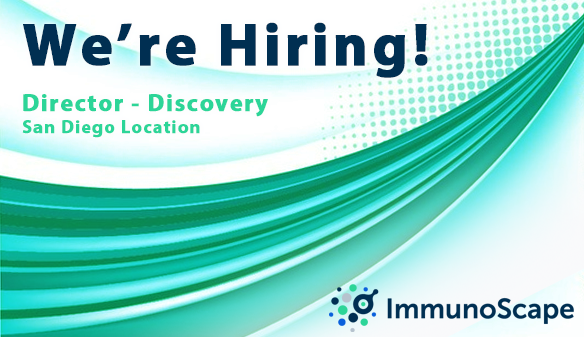 ImmunoScape's tweet photo. As ImmunoScape grows, we are hiring a Director, Discovery in San Diego. For more information, please visit our careers page: https://t.co/iv31Aevd2e
#wearegrowing #wearehiringnow #hiringtoday #joinourteam #hiring #biomedicaljobs #researchjobs #director https://t.co/02yf7gxfxB