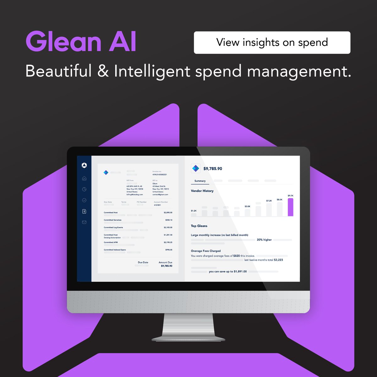 Real-time, centralized data from Glean AI puts the power of financial management decisions in one streamlined platform, designed to help businesses grow profitably.

hubs.la/Q01rpbmC0 #careers #accountspayable #bill