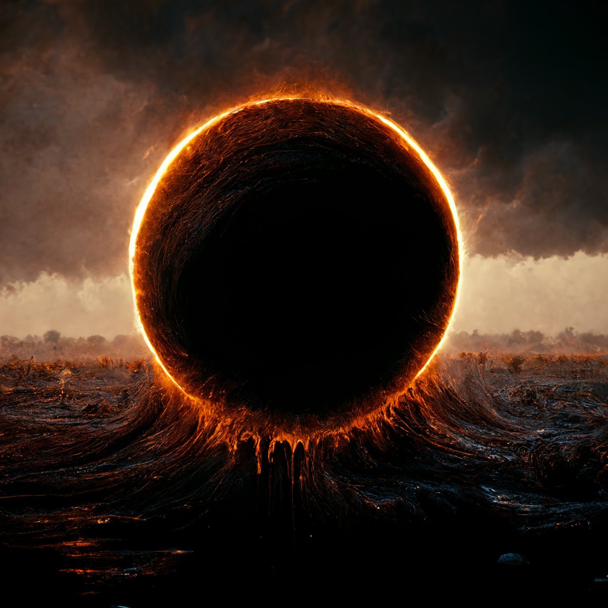 nightwolfapp's tweet photo. Black hole sun
Won't you come
And wash away the rain? #midjourney https://t.co/Dx4BgcggDq