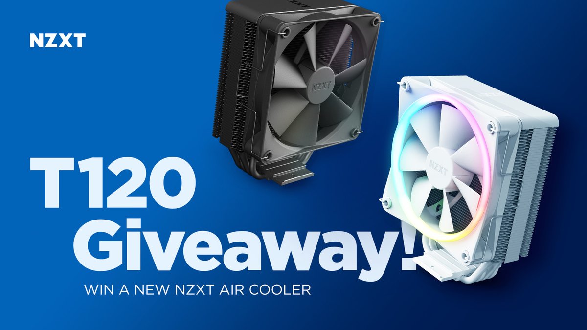 Win a new #NZXTT120 air cooler!

💨 Retweet and click here to enter: nzxt.co/t120giveaway