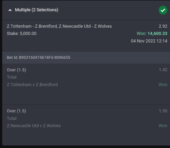 feezyking_inno's tweet photo. @betzoomtip Na my small winning be this... I don pay for Vip tire oooo. See free Tip dey win https://t.co/i4NkCweXFl
