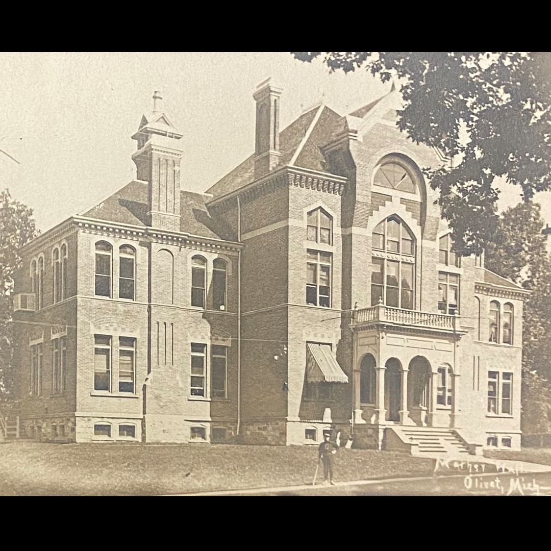 OC_Archives's tweet image. Mather Hall was built and completed in 1885. Named after a donor, Roland Mather. Originally served as the science building, it also featured an exceptional museum, this building would be torn down in 1965 to make room for our current learning center, Mott Academic Center in 1966.