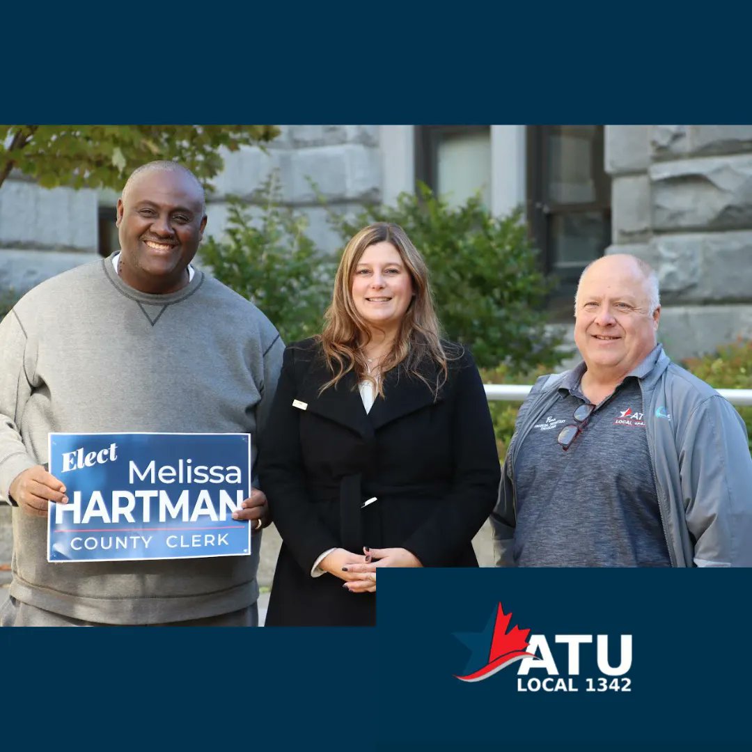 Proud to have the support of ATU, representing countless employees in the public transit industry, including NFTA employees, locally. Thank you for your support!