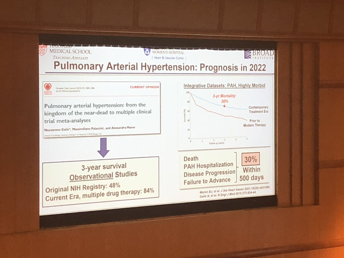 nurseriv22's tweet photo. Bradley Maron reinforcing the stark reality - we’ve moved the needle in survival in #PulmonaryHypertension over the course of several decades but it’s not enough. 84%. Every life deserves best shot at a future - it’s our duty to keep pushing. #survival #thrival #CleClinicLungs https://t.co/7keyliJKtC