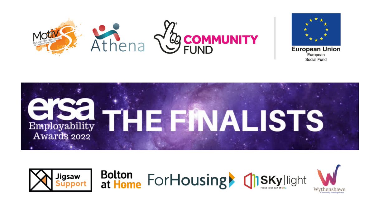 We're thrilled &amp; excited to hear that we've been shortlisted as ‘Community Partnership of the Year’ at the prestigious #ERSAAwards22! Thank you to all our colleagues, partners &amp; stakeholders who have supported us along the way.
ersa.org.uk/.../awards-sho……
#TNLComFundESF <a href="/TNLComFund/">The National Lottery Community Fund</a>
