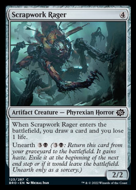 JasonVorthos's tweet photo. The Phyrexian Rager from 4 different eras

#mtgbro #MirrodinPure #mtgSOM #mtginv https://t.co/bYPW1U0F4B