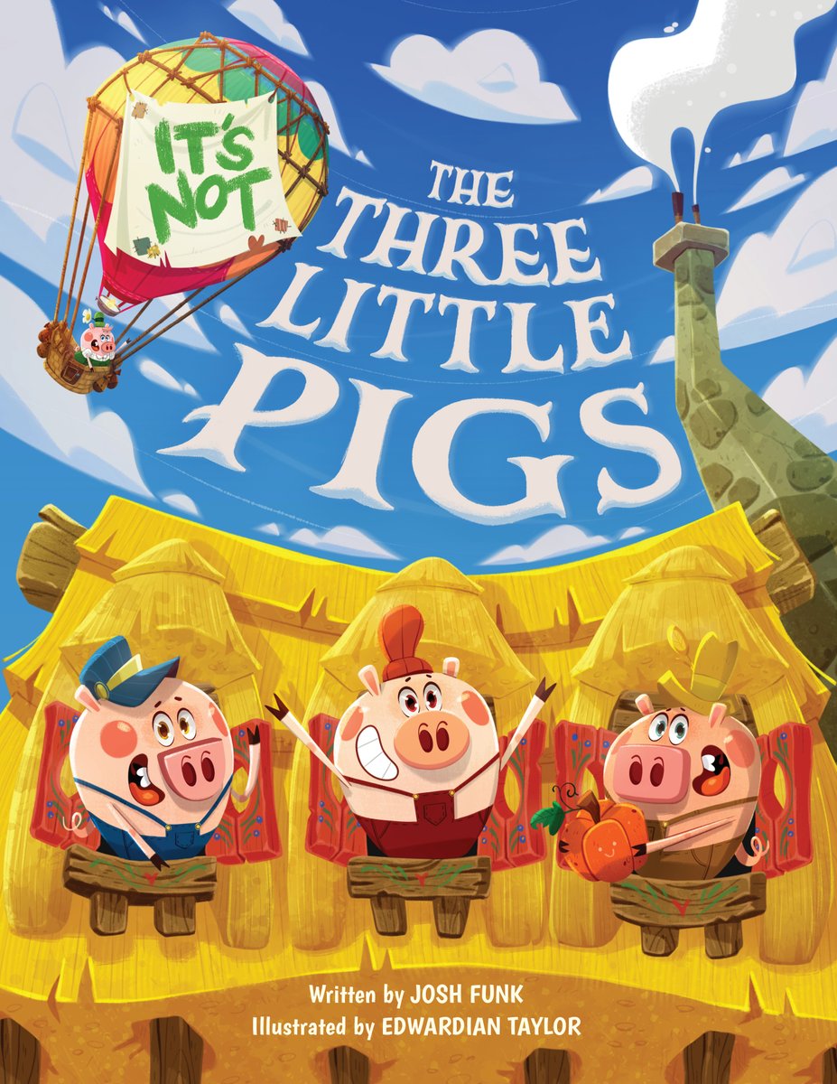 sincerelystacie's tweet photo. Hilarity ensues in the new addition to the #ItsnotaFairyTale series, IT'S NOT THE THREE LITTLE PIGS by @joshfunkbooks @edwardiantaylor @AmazonPub https://t.co/gbXuSRuynN #childrensbooks #kidsbooks #childrensbookseries #series #booksforkids #kidlit #readaloud #picturebooks https://t.co/AzTgoCSkxw