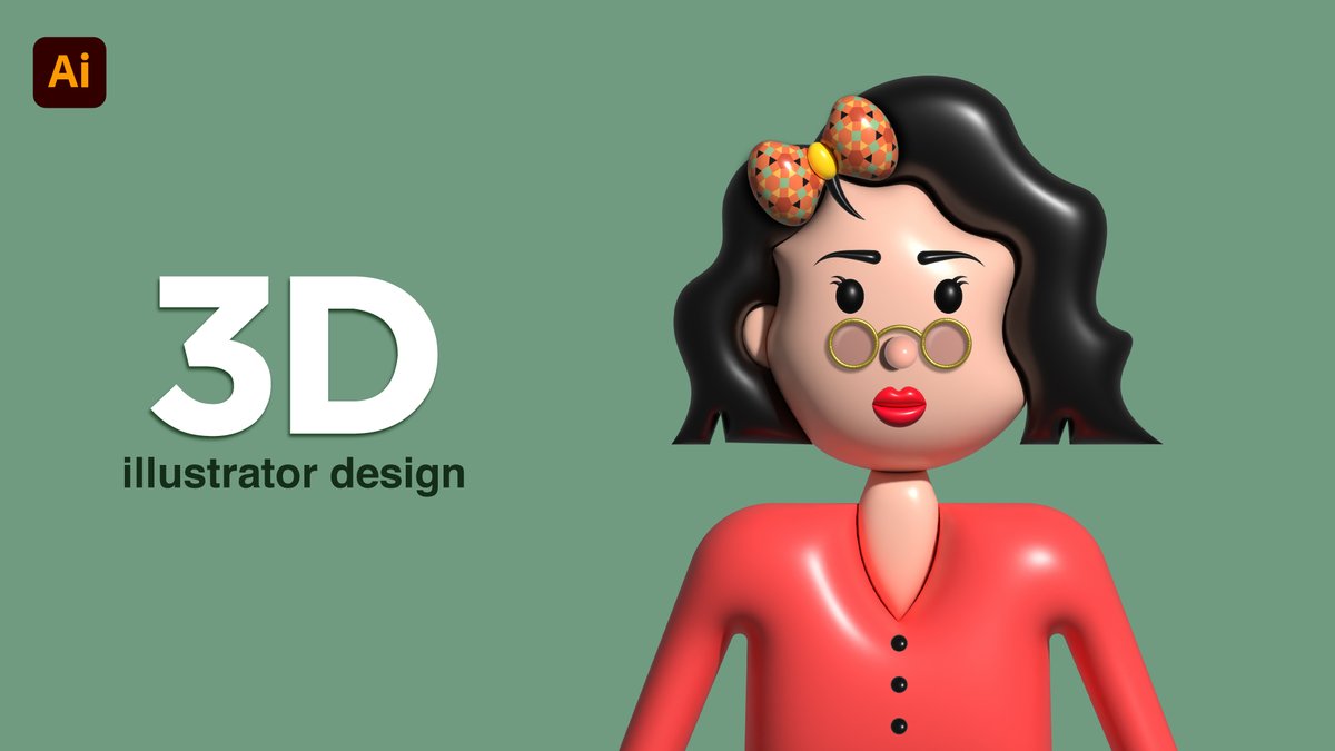 Make an Awesome 3D Character in Less Than 15 Minutes! | illustrator Tuto... youtu.be/1JZJmEiNEqs via <a href="/YouTube/">YouTube</a>