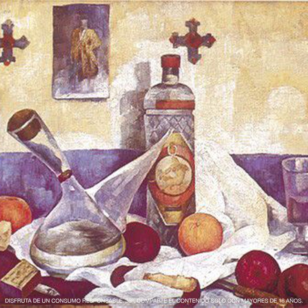 Son muchas las ocasiones en las que nuestra botella de Anís del Mono ha sido la musa de artistas, en esta ocasión os mostramos el cuadro que Diego Rivera pintó en 1918.  
#AnísDelMono #Anís #Arte #Pintura #DiegoRivera #Mexico
