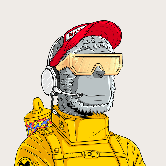 MetaverseRoman's tweet photo. I'm diggin' the Hazmat, McY00ts, and Gold Block Shades combo 😎 https://t.co/pt9EOBZJiJ