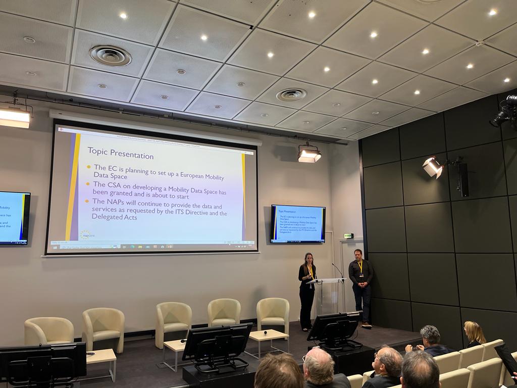 the_IRU's tweet image. 🇪🇺 Deploying #IntelligentTransportSystems will require reliable and up-to-date #data on EU National Access Points. As Advisory Board members of the #NAPCORE project, we were pleased to share our views with Member State representatives and other stakeholders in Paris this week.