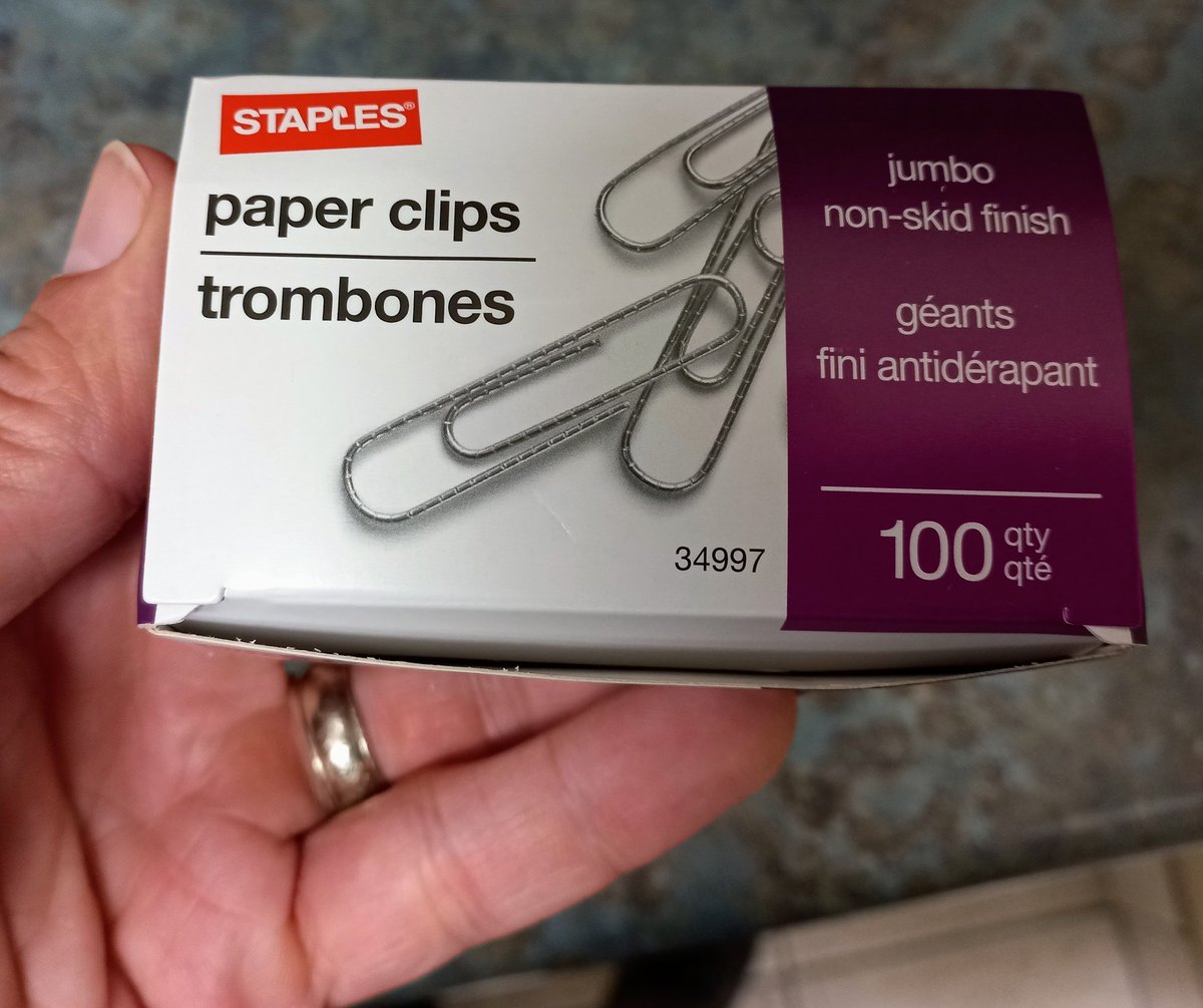 So which word came first? Do French people call paperclips trombones? Or was I playing a paperclip that whole time in school band? These are the questions that keep me awake at work