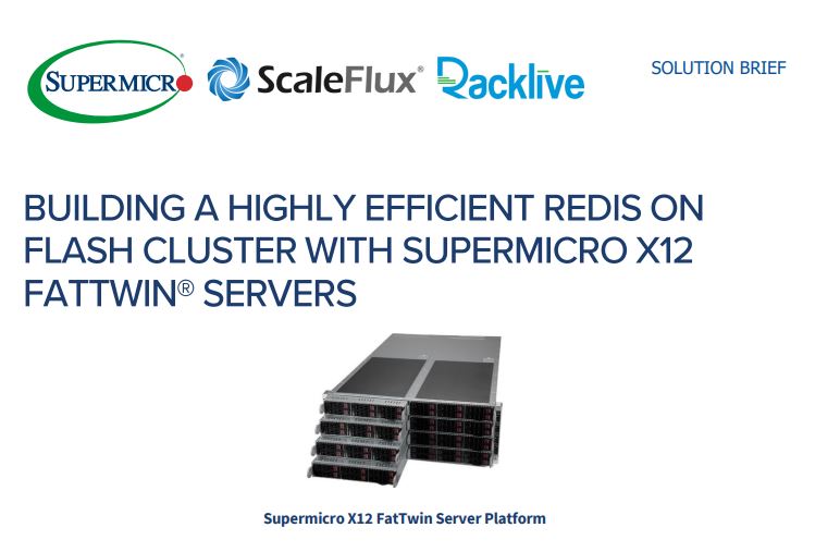 Supermicro's tweet photo. Combining the ScaleFlux CSD 2000 with the Supermicro X12 FatTwin platform creates a compelling platform for Redis on Flash deployments. Check out our full #solutionbrief: https://t.co/hVJ3wczr5P
#Supermicro #SupermicroSuperSolutions #SolutionsBrief #X12FatTwin https://t.co/Cs6yxhWYwB